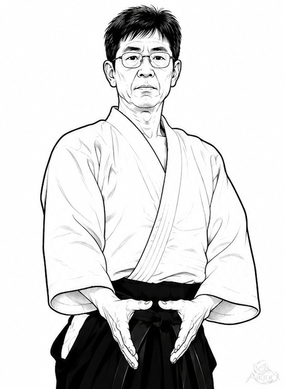 반신으로 겨눈 모습.