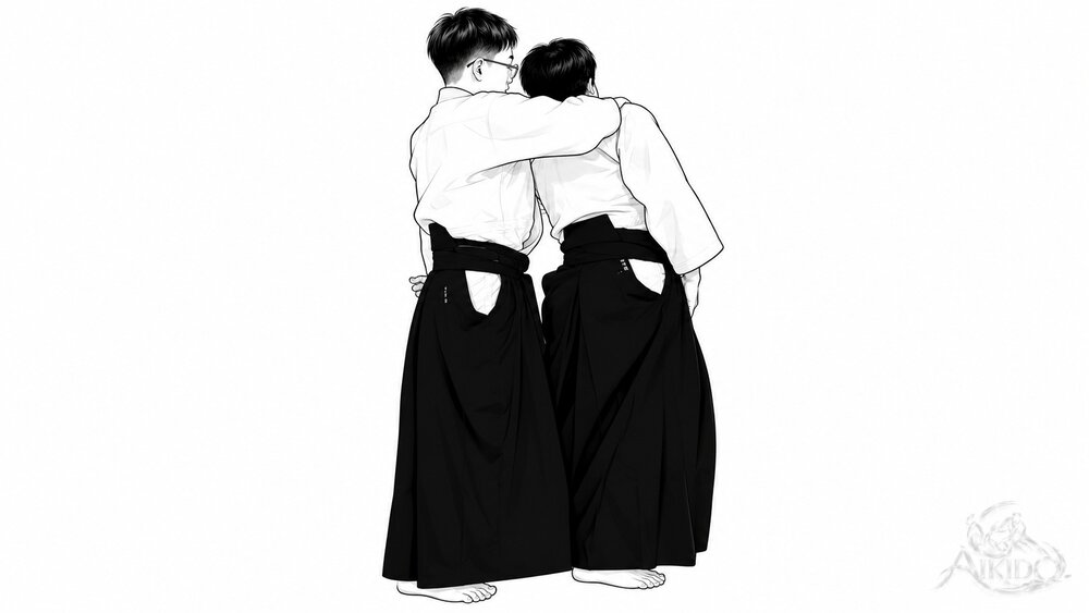 상대와의 거리감 — 너무 가까운 거리. 몸이 부딪치면 전환으로 이어지지 않는다.
