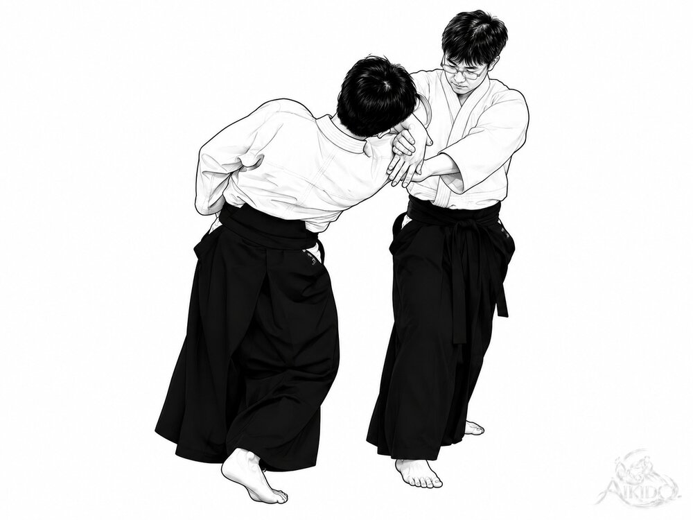 우케는 팔을 귀에 붙인다.