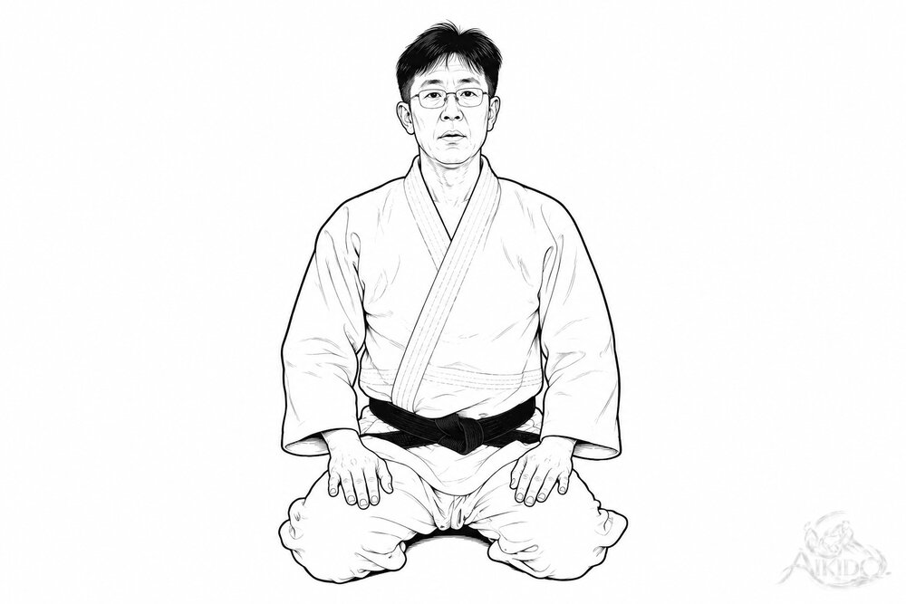 1. 정좌로 앉는다.