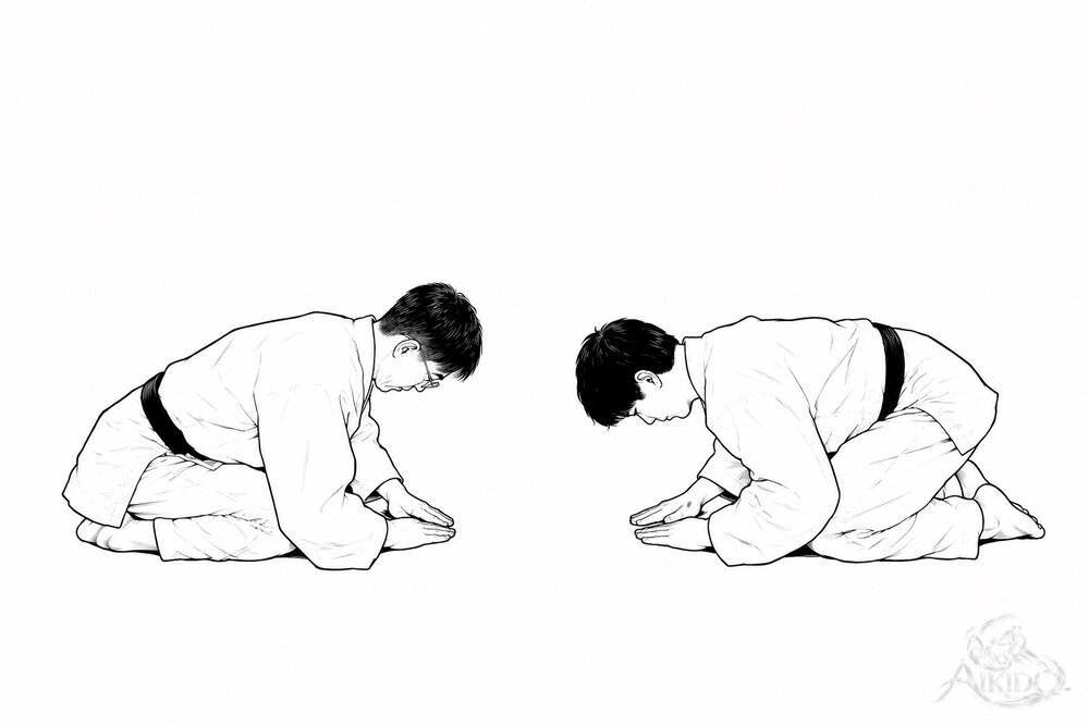 수련 상대와는 반드시 예로 시작해 예로 끝난다.